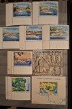 Romania MNH 1977 - Navigatia Europeana pe Dunare - LP 948 + 949 + 950