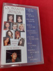 Caseta audio:ROMANIAN STARS 1996,caseta Originala Muzica Romaneasca
