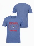 New York Rangers tricou de copii Goal Tender Ss Triblend - Dětsk&eacute; M (9 - 11 let)