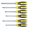 Set 6 Surubelnite Forta Cr-V Top Master Pro, V&acirc;rf Magnetic, Impact, Slotted, Philips