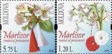 MOLDOVA 2016, Martisor, Flora, serie neuzata, MNH