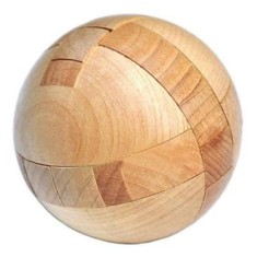 Jucarie Inteligenta Puzzle din lemn Edman Magic Ball, puzzle pentru adulți/copii