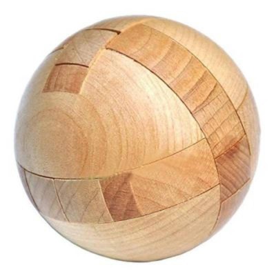 Jucarie Inteligenta Puzzle din lemn Edman Magic Ball, puzzle pentru adulți/copii foto