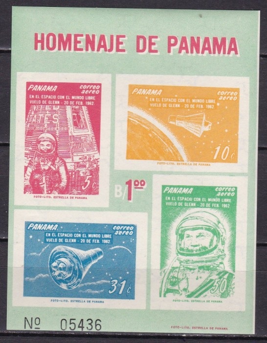 Panama 1962 cosmos MI bl.12 MNH