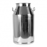 Cumpara ieftin Bidon colectare EMT 40 L, inox, fara capac ermetic si fara clipsuri de prindere