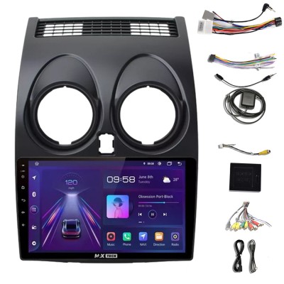 Navigatie Nissan Qashqai J10 2006 - 2013 dedicata, Android 13, 9 inch, 4 GB Ram 64 GB functii GPS, C foto