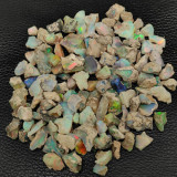 100g opal de foc brut etiopian - 8-12mm en-gross wholesale, Stonemania Bijou
