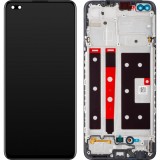 Cumpara ieftin Display cu Touchscreen Oppo Reno4 Lite, cu Rama, Negru, Service Pack 4904988