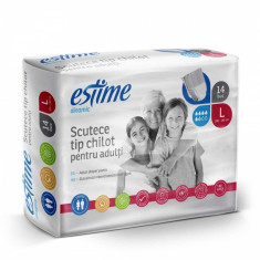 Scutece slip Estime dinamic pentru adulti L (100-145 cm), 14 buc/pachet foto