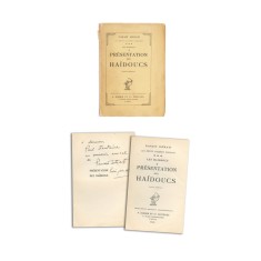 Panait Istrati, Les haidoucs, 1925, cu dedica?ie foto