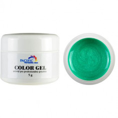 Gel UV colorat ? Metallic Grass Green, 5g foto