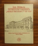 Ion Breazu - Universitatea romaneasca Regele Ferdinand I din Cluj (2019 - Nouă!)