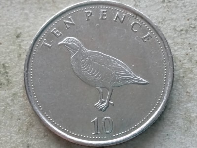GIBRALTAR-10 PENCE 2014 foto