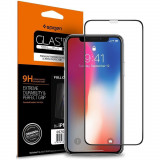 Folie de protectie Spigen Glass FC pentru Apple iPhone X/XS/11 Pro Negru