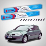 Cumpara ieftin Ștergătoare Renault Megane II Hatchback 2006-2008 | Set Față Flat Premium &ndash; TeamCar&reg;