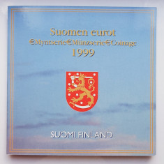 M01 Finlanda set monetarie 8 monede 1999 EURO