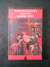 FABIAN ANTON - MARI DUHOVNICI ROMANI DESPRE POST (2004) foto