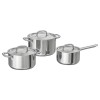 Set de oale 6 piese, inox, baza groasa, consum redus de energie, General