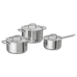 Set de oale 6 piese, inox, baza groasa, consum redus de energie, General