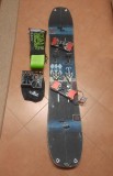 Splitboard cu legaturi hard + piei de foca + coltari