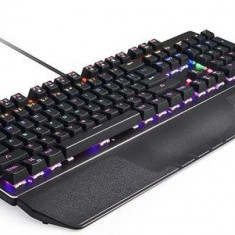 Tastatura Gaming Varr Omega OVMK3BK11, USB, Iluminare LED, Mecanica (Negru)