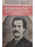 Gh. Ciompec - Eminescu III. Textul eminescian: analize (editia 1990)