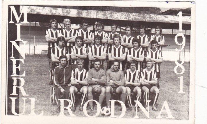 FOTBAL MINERUL RODNA 1981