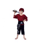 Costum carnaval Pirat pentru Copii, marime 110/120 cm (5-6 ani)