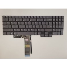 Tastatura Laptop, Lenovo, IdeaPad Pro 5 16APH8 Type 83AR, iluminata, gri, layout US