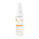 A-Derma, Protect, Protecție UV ridicată, Spray pentru protecție solară, SPF 50+, 200 ml