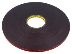 Bandă de fixare acril neagră 12mm x 33m