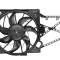 GMV radiator electroventilator Opel Astra G, 02.1998-01.2005, motor 1.4 16V, benzina, cutie manuala, cu/fara AC, 385 mm; 3 pini, cu pre-rezistor,