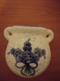 Vaza flori de agatat de perete de ceramica Padilla Cpp Spania inaltime 13 cm