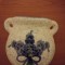 Vaza flori de agatat de perete de ceramica Padilla Cpp Spania inaltime 13 cm