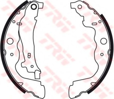 Set saboti frana RENAULT CLIO IV Grandtour (2013 - 2016) TRW GS8780 foto
