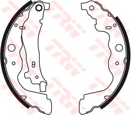 Set saboti frana DACIA LOGAN EXPRESS (FS) (2009 - 2016) TRW GS8780