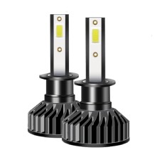 Set 2 x Becuri auto LED F2 H1, COB, 100W/set, 12V, 6500K