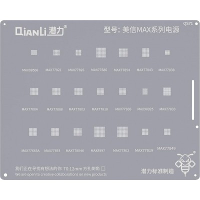 Sita BGA QIANLI QS71 pentru Mxim Max Series foto