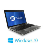 Laptopuri HP ProBook 4530s, i3-2330M, 120GB SSD, 15.6 inci, Webcam, Win 10 Home
