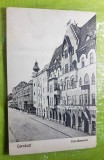 G631-I-CP-Vedere CERNAUTI- CASA GERMANA anii 1915-1925 timbre Ferdinand si Asistenta Sociala circulata Campulung- Muscel. Stare buna.
