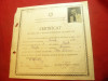 Diploma- Absolvire a Scolii Elem. 1Resita 1951 semnat Dir.Coriolan Cocora