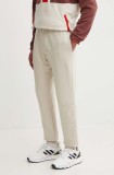 Columbia pantaloni de trening CSC Logo bărbați, culoarea bej, uni 1911601
