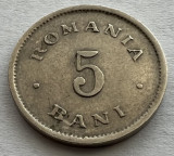 5 Bani 1900 Cu-Ni, Romania, a UNC, Glob cu cruce inclinat stanga, Cupru-Nichel