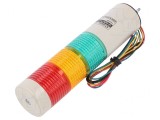 Coloană de Semnalizare LED Roşu/Ambră/Verde 24V