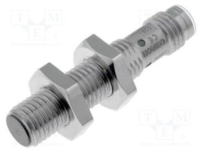 Senzor inductiv OMRON E2A M8 PNP NC 0-2mm 12-24V IP67 oțel inox foto