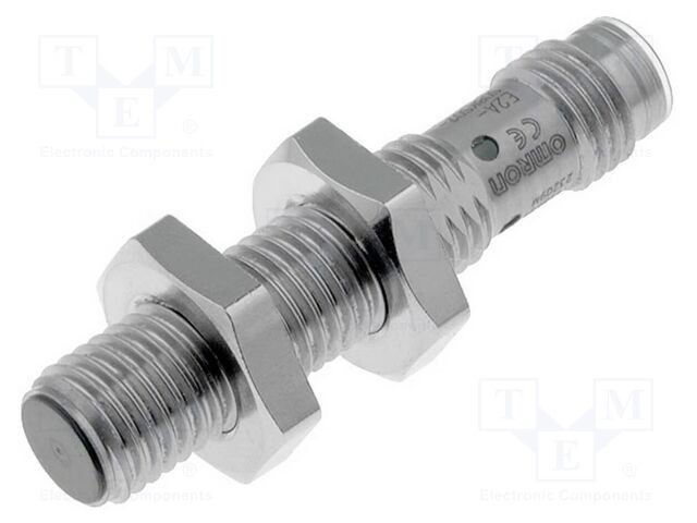 Senzor inductiv OMRON E2A M8 PNP NC 0-2mm 12-24V IP67 oțel inox