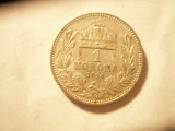 Moneda 1 koroana Austria 1914 argint , cal. UNC