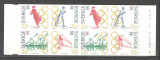 Suedia.1991 Medaliati olimpici carnet KS.478, Nestampilat