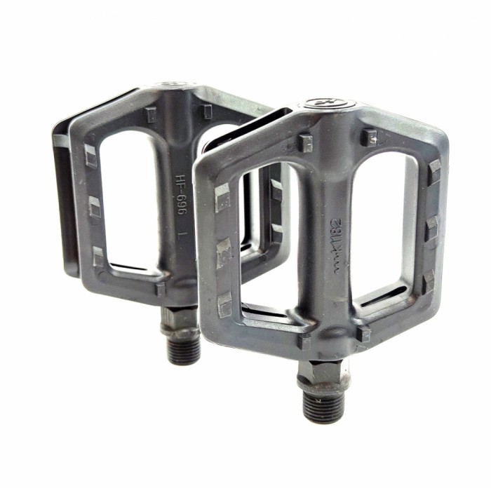 Pedale biciclete 696plastic 95x85, filet 9/16&quot;(14mm) Cod:P059