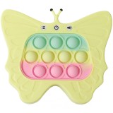 Jucarie interactiva tip consola pentru copii, flippy, diferite moduri de joc, 120 nivele, material abs/silicon, cu nivele, sunete si lumini, 12 x 5.5